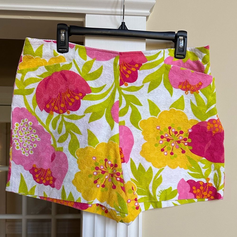 Lilly Pulitzer Adie tailored floral shorts